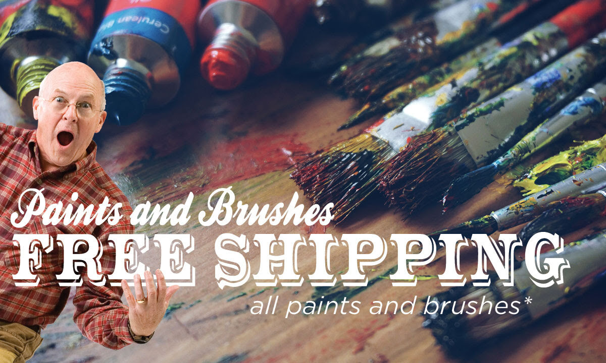 Cheap Joe's Art Stuff: Paints and Brushes Ship FREE! (with code)